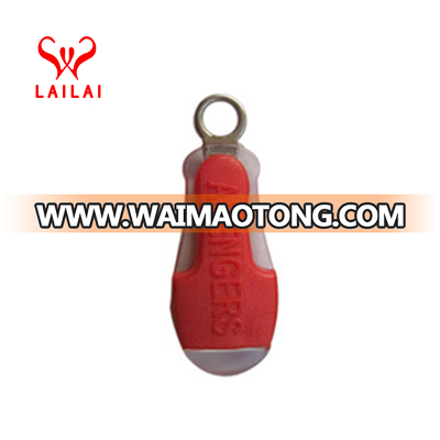 Customized rubber zipper puller zipper head